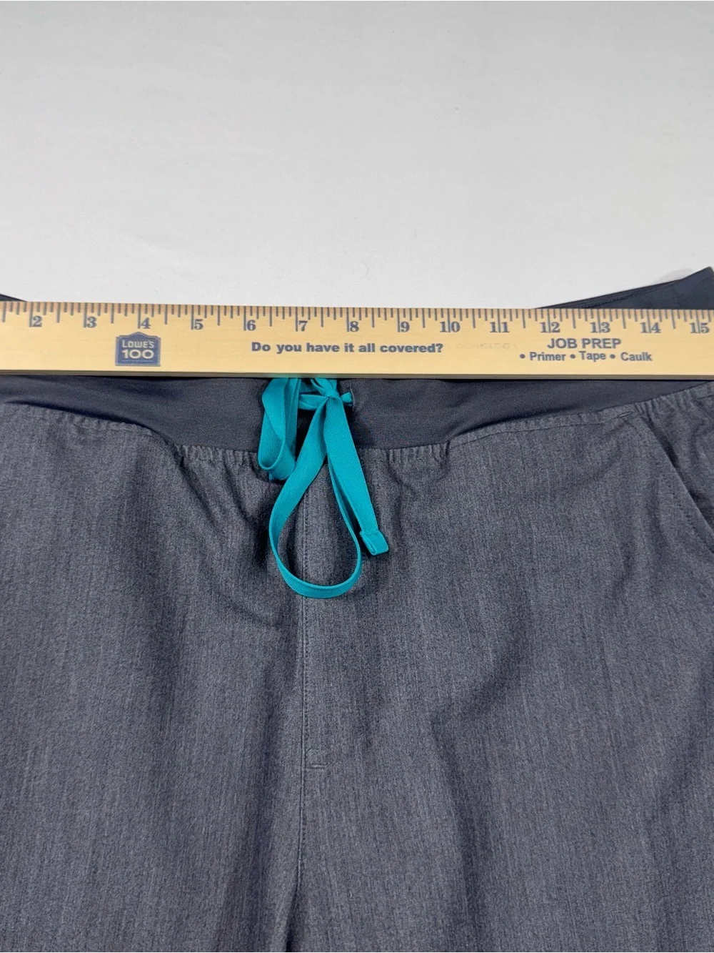FIGS Scrubs, Zamora Jogger Scrub Pants, Gray, Tapered Ankle Cuffs, Sz. L/T